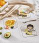 Preview: Großhandel B2B Klare Kinder Snack Schale, acht Stück + Boden